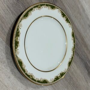 Vintage Noritake Warrington Green Gold Bread Dessert Plate Replacement